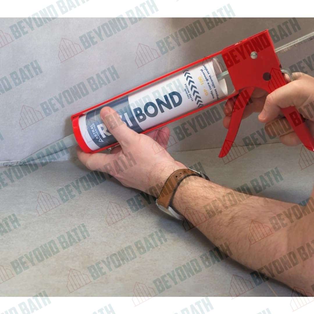 Astral Resibond GP-100 General Purpose Silicone Sealant, One-Component Acetoxy Formula, Waterproof and Weather-Resistant (PACK OF 2) 3