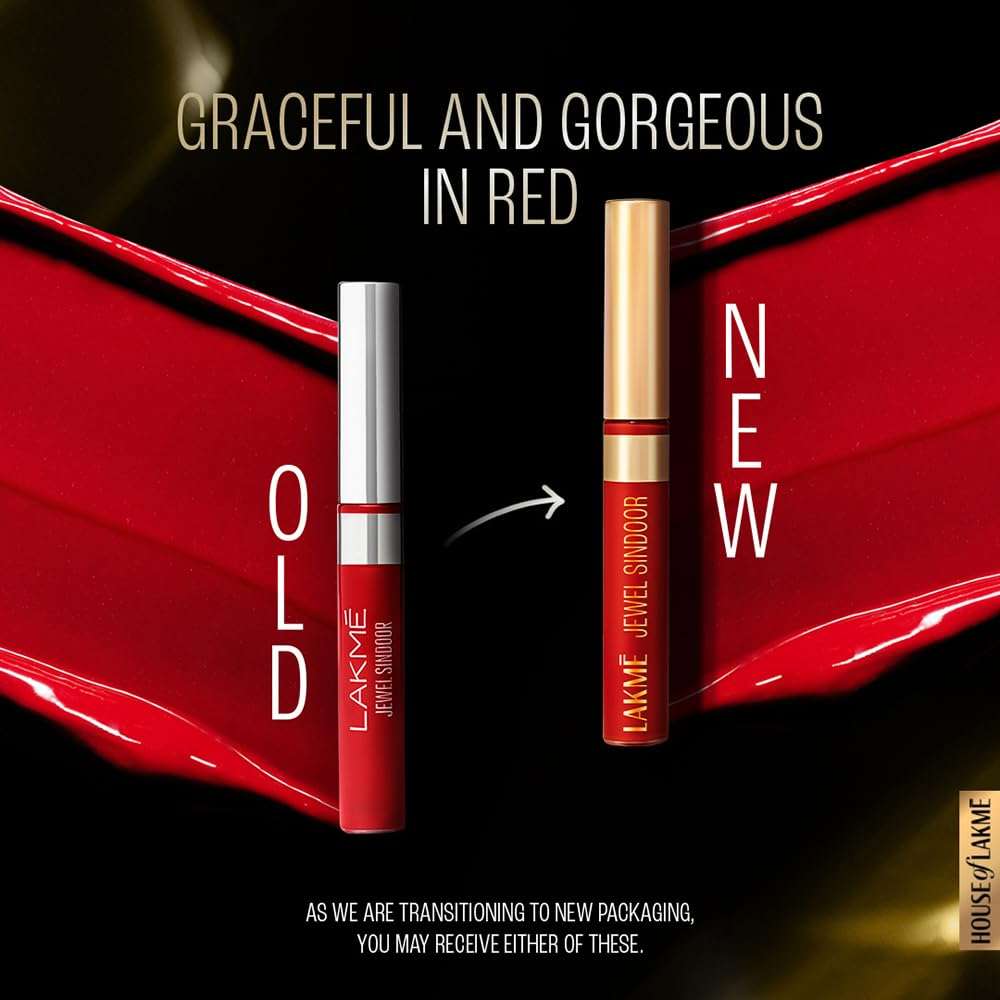 Lakmé Jewel Sindoor, Maroon, Quick Drying, Long Lasting, Liquid Sindoor, 4.5 ml 2