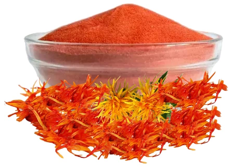 A D Food & Herbs Combo of Jasmine/Safflower/Marigold Flower Powder Aromatic Edible for Homemade Lattes, Tea Blends, Bath Salts, Face packs & Body packs (20 GMS x Pack of 3) 5