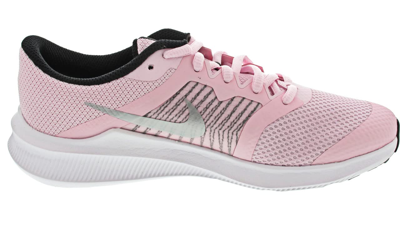 NIKE Men's Running Walking Shoe, Pink Foam Metallic Silver Bla, X-Large 3