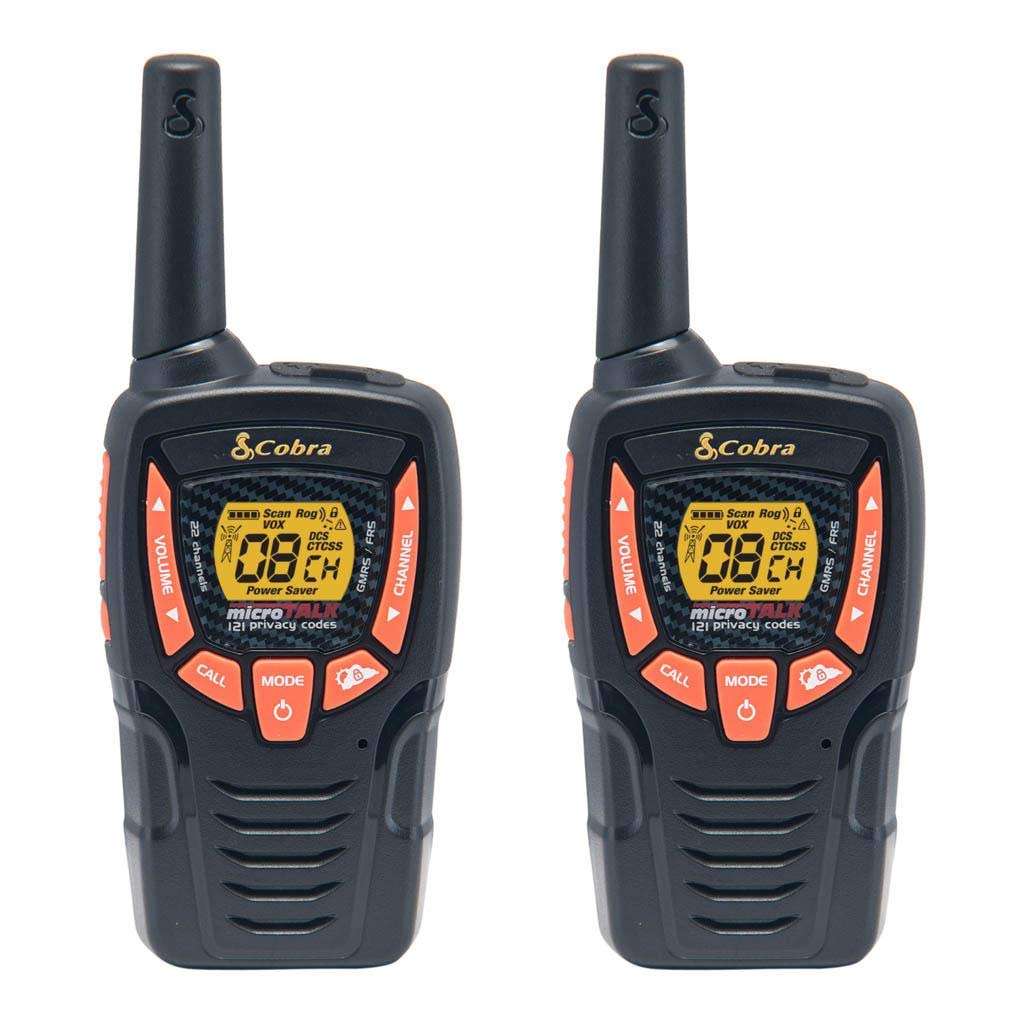 Cobra ACXT345 Weather-Resistant Walkie Talkies - Rechargeable, 22 Channels, Long Range 25-Mile Two-Way Radio Set (2-Pack) 1