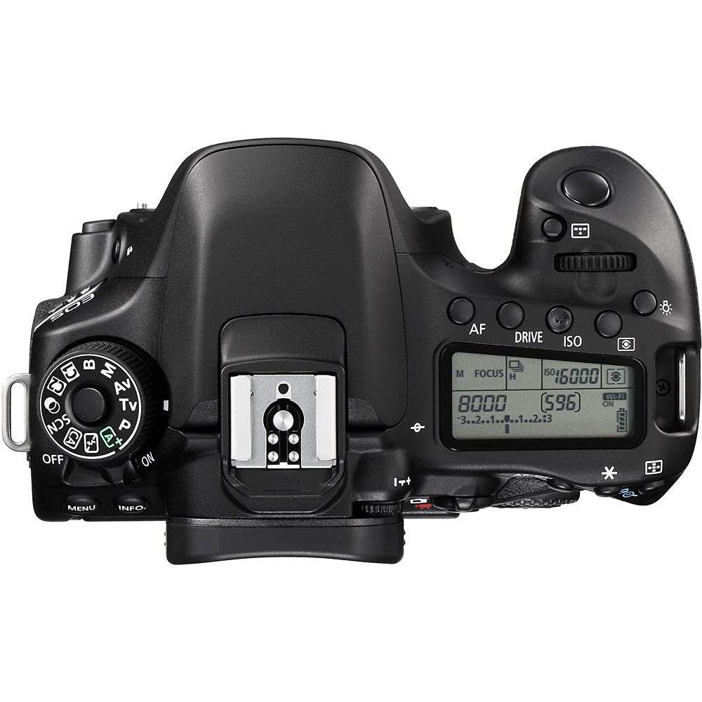 Canon EOS 80D DSLR Camera (Body Only) (1263C004) + 64GB Memory Card + Case + Corel Photo Software + 2 x LPE6 Battery + External Charger + Card Reader + LED Light + HDMI Cable + More (Renewed) 6
