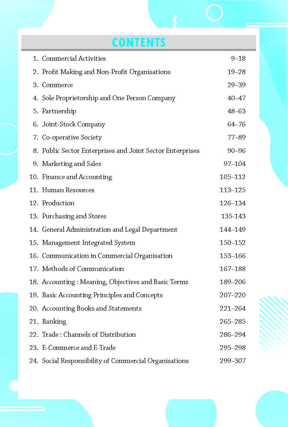 Commercial Studies: Textbook for ICSE Class 9 2