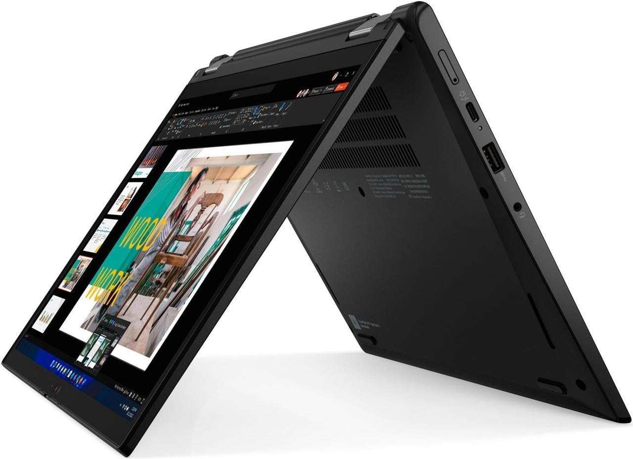 Lenovo ThinkPad L13 2-in-1 Laptop 2024 13.3” WUXGA 1920 x 1200 Touchscreen, AMD Ryzen 7 PRO 5875U, 8-core, AMD Radeon Graphics, 16GB LPDDR4, 2TB SSD, Backlit Keyboard, Wi-Fi 6E, Windows 11 Pro 2