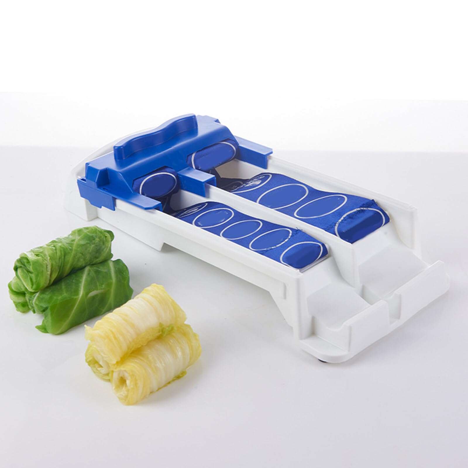 Yuehuam Dolmer Roller Machine, Sushi Roller Vegetable Meat Rolling Tool for Beginners and Children Stuffed Grape & Cabbage Leaves, Kitchen Diy Dolma Roller Sushi Maker 6
