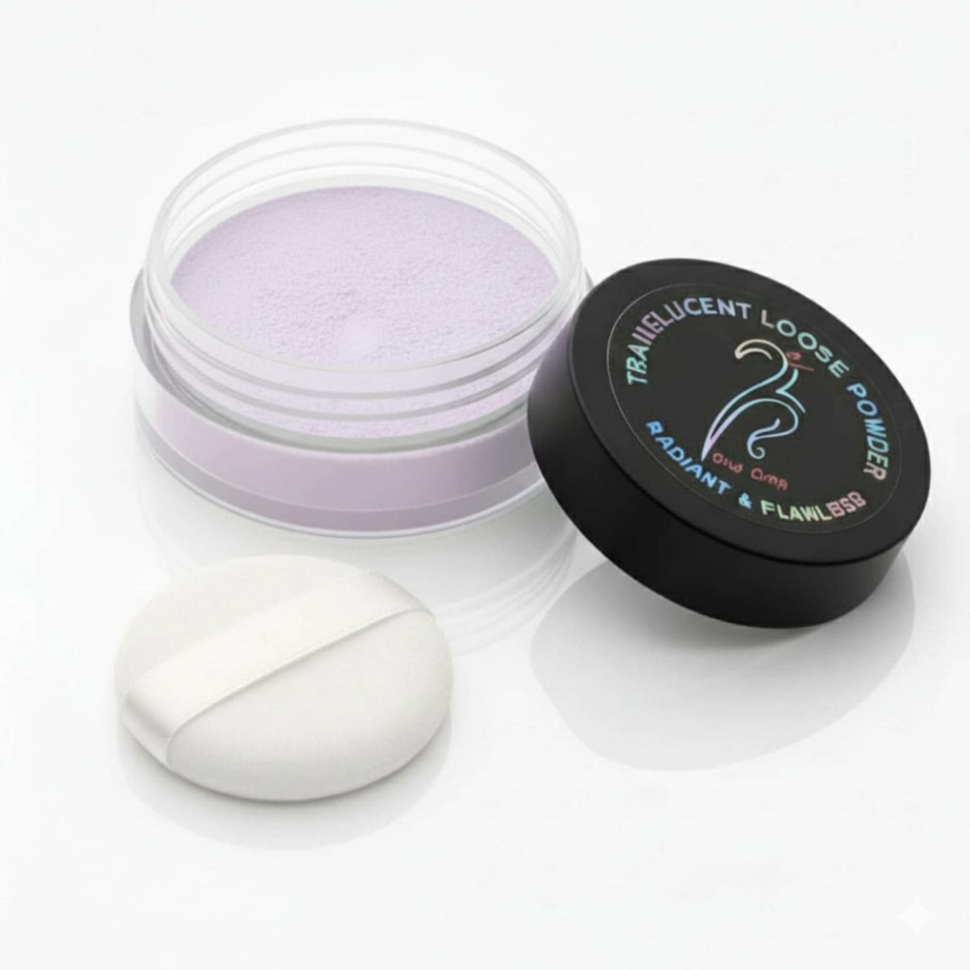 TRUOM HD Loose Setting Compact Powder for All Skin Tone | Matte Finish | Oil Control & Shine Free | Ultra-Fine Mineral Makeup | Long-Lasting Compact Powder for Women | Light Lavender - 30g 5