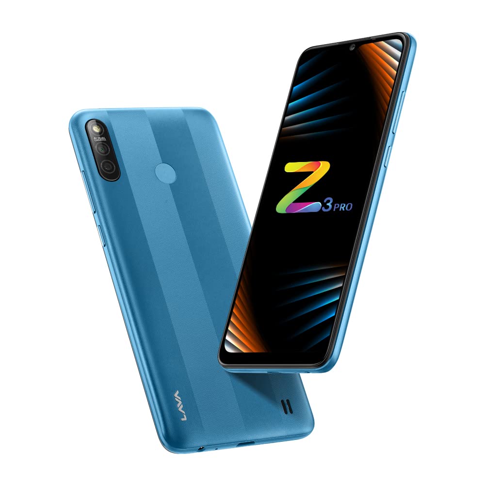 Lava Z3 Pro (3GB RAM, 32GB Storage)- Cyan | High Performance Octa core Processor| Big 5000 mAh Battery | 8MP AI Dual Rear Camera 2