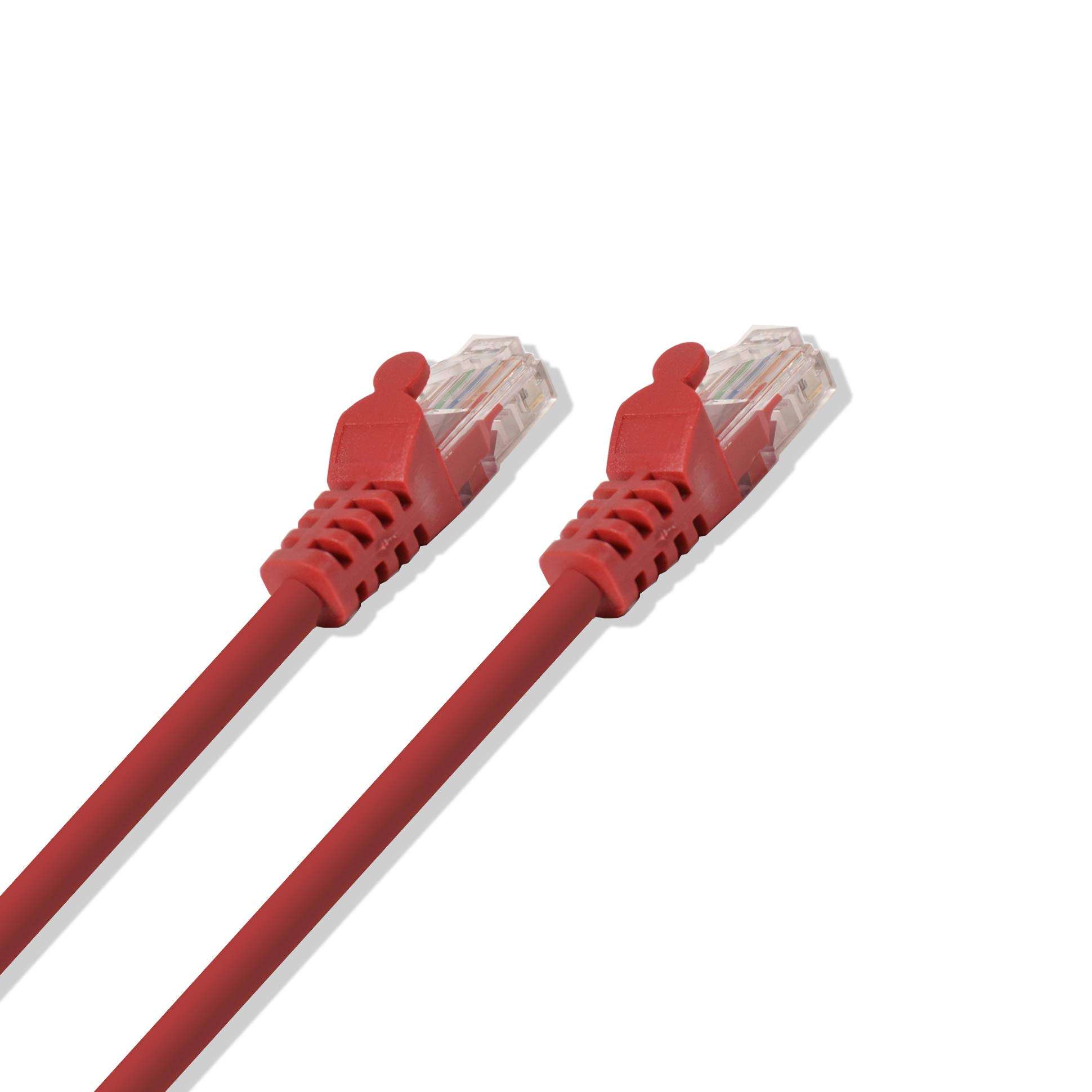 Best 1FT Cat6 UTP Ethernet Network Patch Cable RJ45 LAN Wire Red (25 Pack) 2