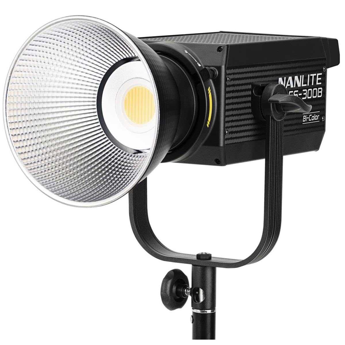 FS-300B Bi-Color LED Video Spotlight with Glow Parasnap 36" Octa Softbox (Bowens) with OTA-F1 Nanlite Forza 60W Adapter 4
