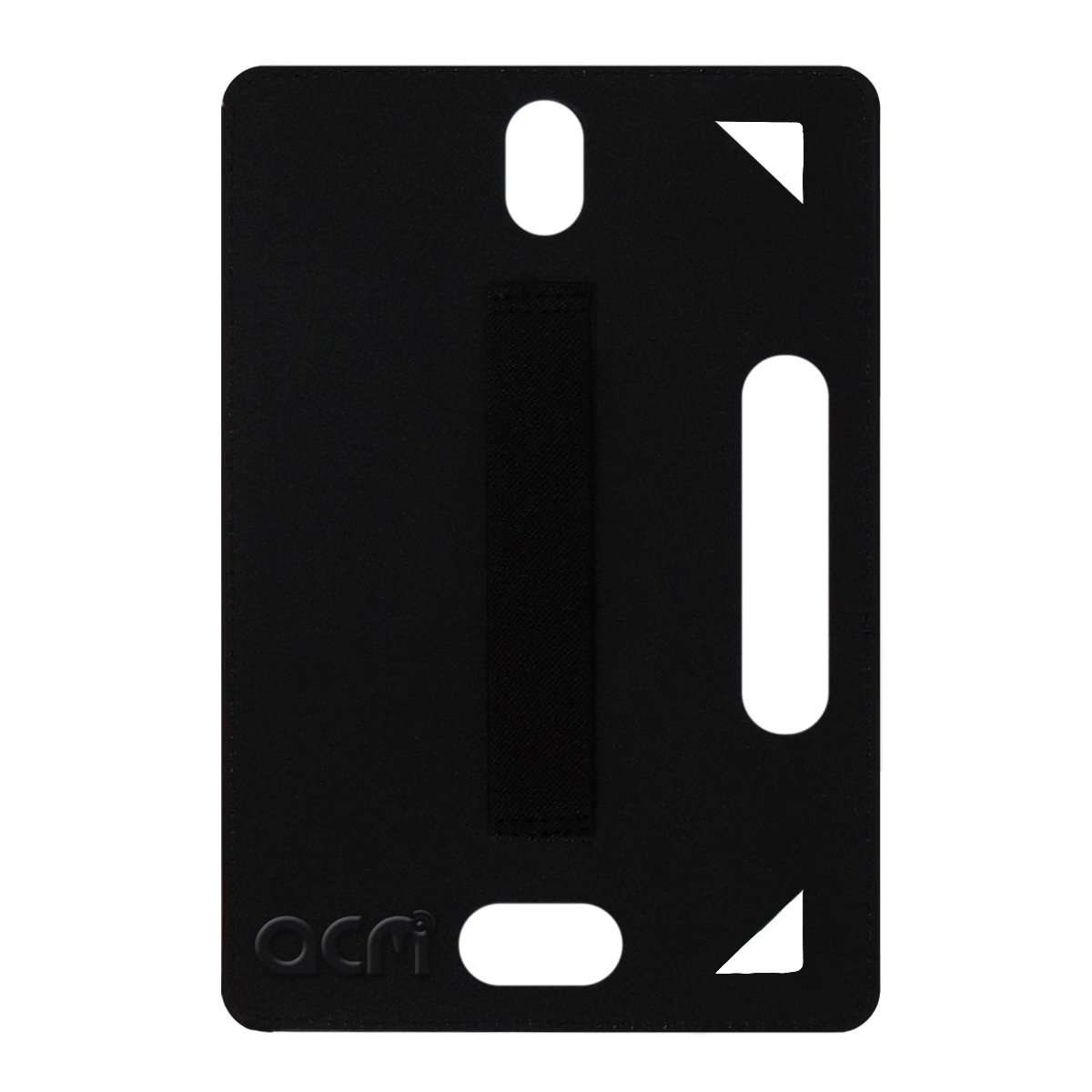 Acm Leather Back Hand Case Compatible with Iball Perfect 10 Tablet Cover Black 6