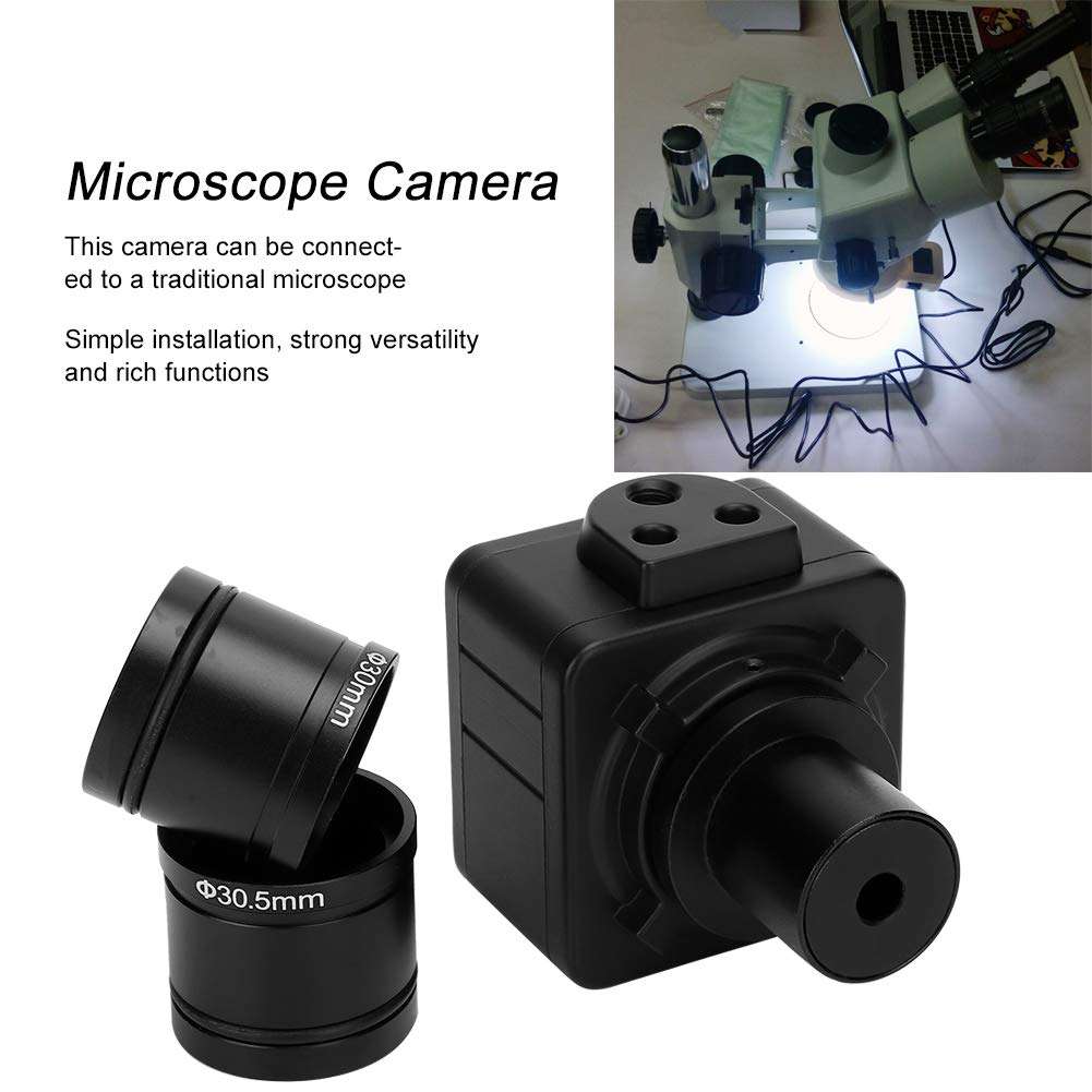 Eyepiece Camera, USB Microscope, Camera for Microscopes, USB with Mount Adapter 5MP, for Jewelry, Watches C or CS Interface 3