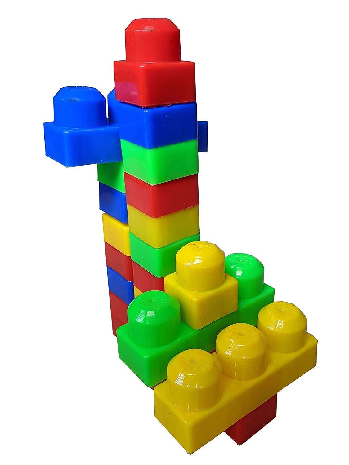 MKY® Big Size Colorful Building Blocks Set-2(Dolly) ;Non Toxic ; Educational Game ; Improves Intellectual Capabilities (Multicolor) ; 2 Years and Above 5