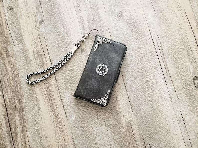 Star phone leather wallet case for iPhone X XS XR 11 12 13 14 15 16 Pro Max Galaxy S24 S23 S22 S21 S20 Ultra Note 20 10 Plus Mn1624 3