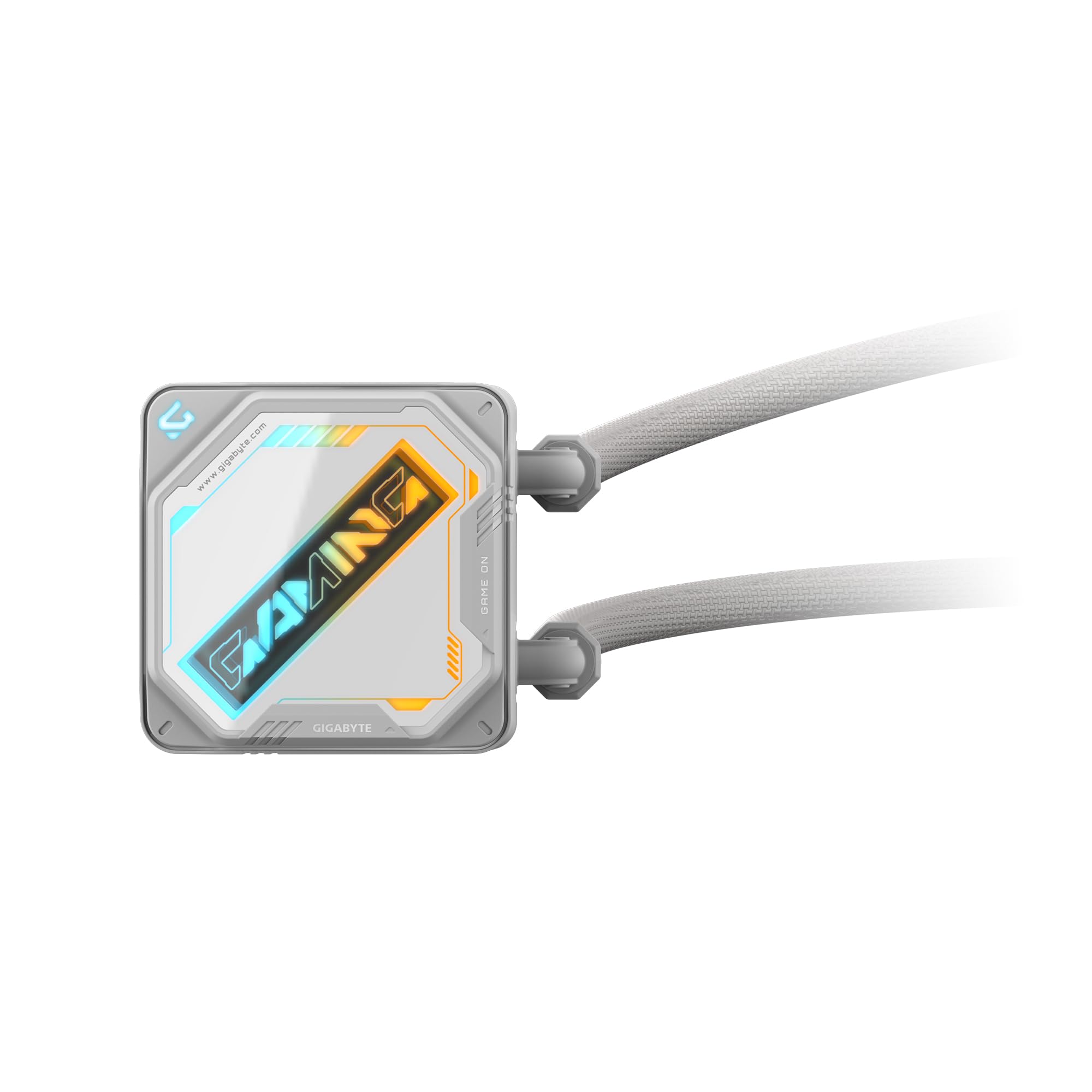 GIGABYTE Gaming 240 ICE Liquid CPU Cooler, 240mm Radiator with 2X 120mm Low Noise ARGB Fans, Compatible with Intel LGA 1851, 1700, 115X, 1200, and AMD AM5, AM4 (GIGABYTE Gaming 240 ICE) 5