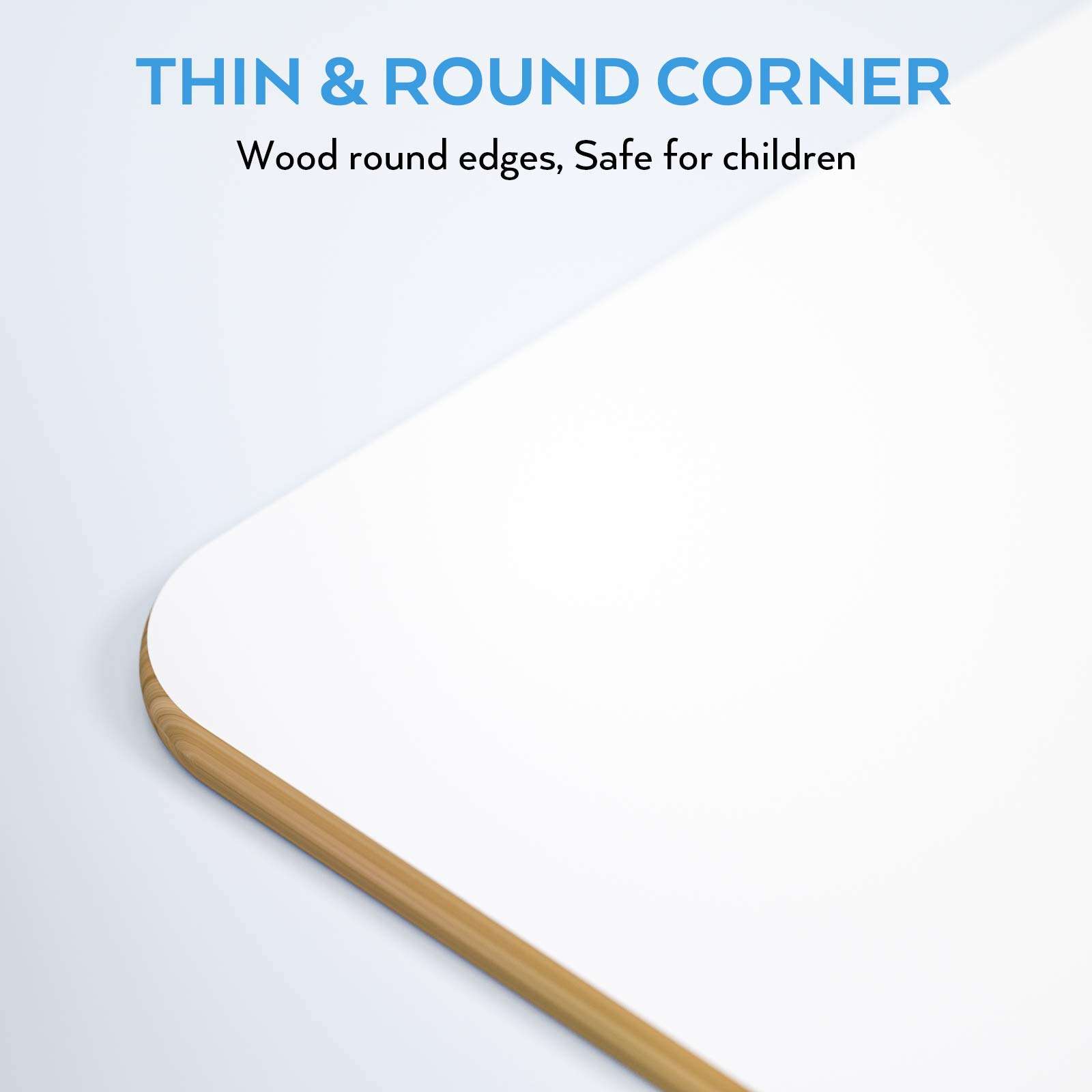 Nicpro 6 Pack Lapboard Small Dry Erase Lap Board 9 x 12 inches Double Sided with 18 Water-Based Pens and 6 Erasers Learning Mini Whiteoard Portable for Kid Student and Classroom Use 4