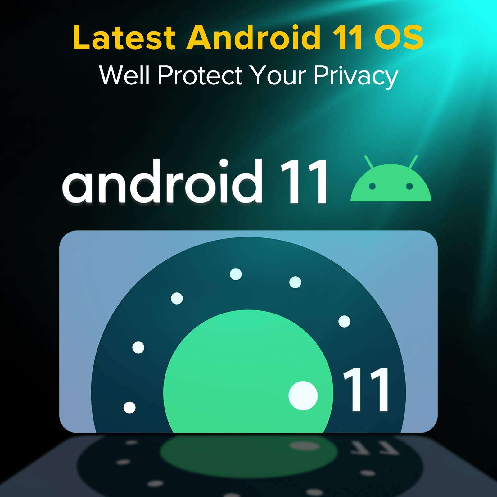 Ulefone Note 11P 4G Unlocked Cell Phones, 6.55' HD+ Ultra-Large Screen 48MP AI Quad Camera, Android 11 Octa-Core 8GB + 128GB,4500mAh Big Battery, Face Unlock Finger Reader Unlocked Smartphones - Black 6