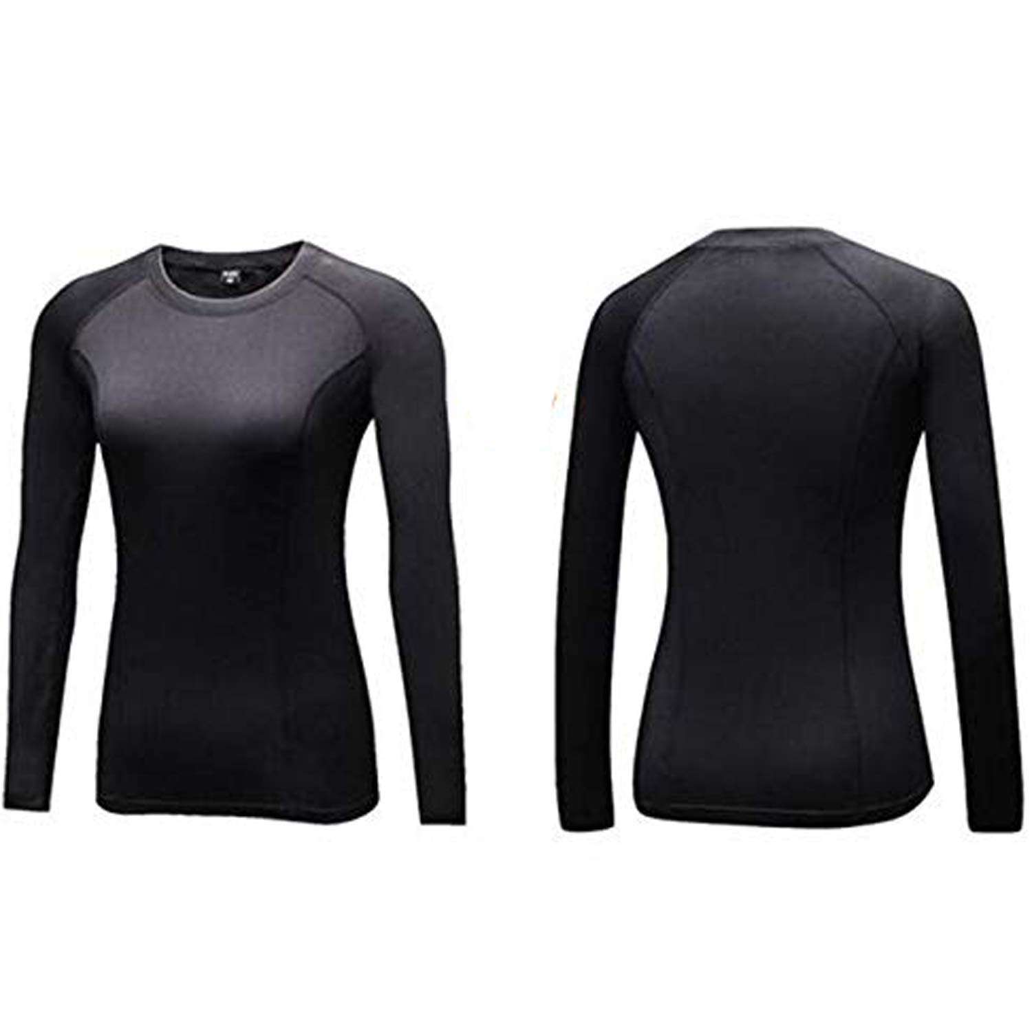 5 O' CLOCK SPORTS Women Compression T-Shirt, Top Full Sleeve Plain Athletic Fit Multi Sports Cycling, Cricket, Football, Badminton, Gym, Fitness & Other Outdoor Inner Wear (Black) Medium 3