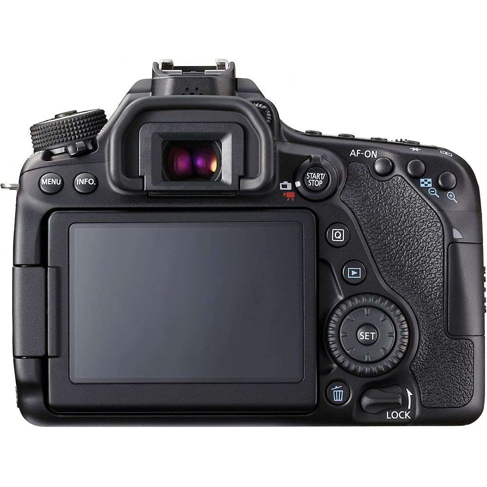 Canon EOS 80D DSLR Camera (Body Only) (1263C004) + 64GB Memory Card + Case + Corel Photo Software + 2 x LPE6 Battery + External Charger + Card Reader + LED Light + HDMI Cable + More (Renewed) 3