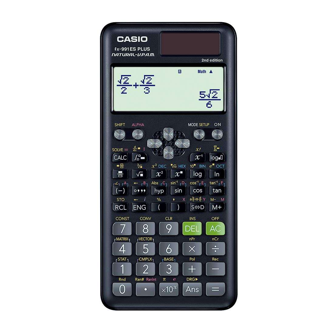 Casio FX-991ES Plus-2nd Edition Scientific Calculator & Casio Desktop Calculator 3