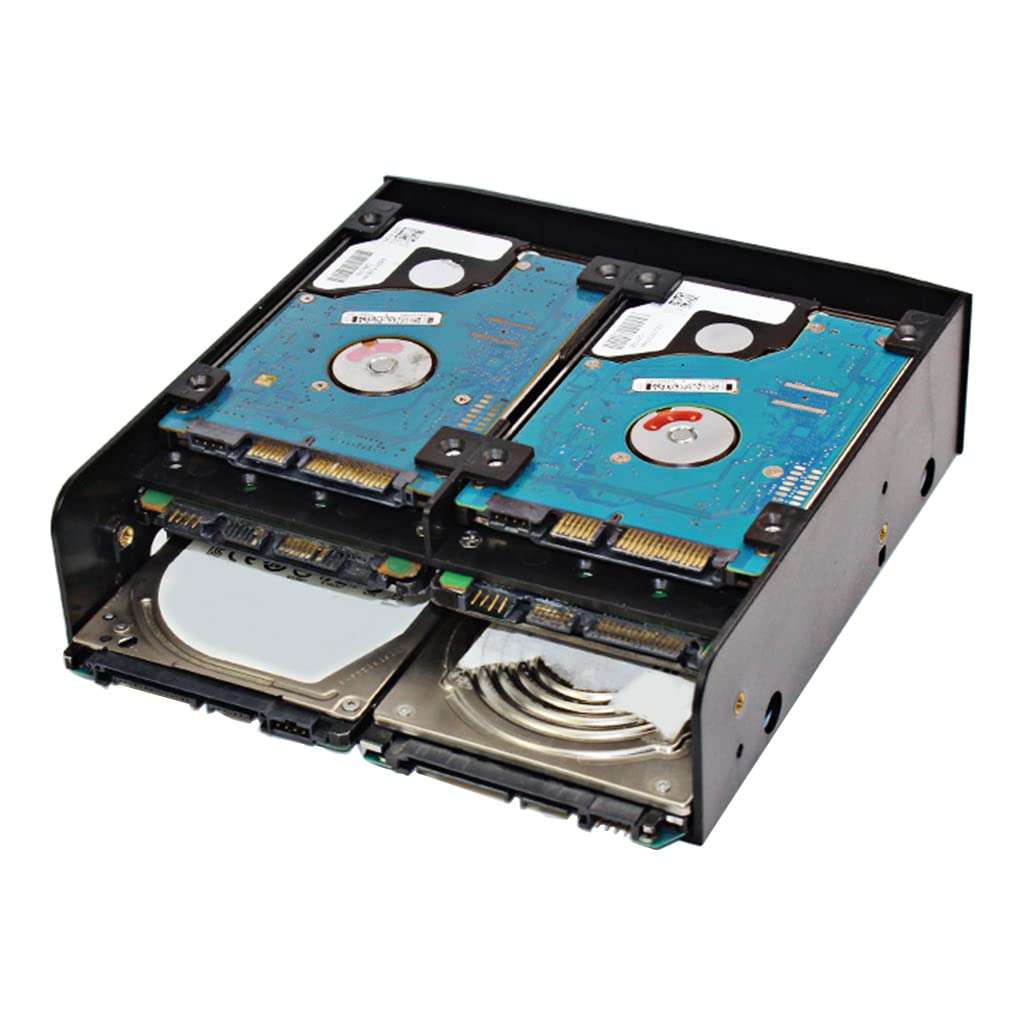 Hard Disk Conversion Rack Bracket Chassis Optical Drive Bit Multi-Functional 5.25In to 3.5In Bracket Olmaster 2.5in Hard Drive Disk Rack 5