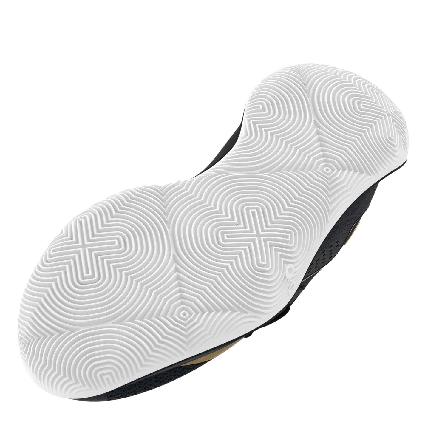 Under Armour Unisex Grade School Jet '23, (002) Black/Black/Metallic Gold, 7, US 4