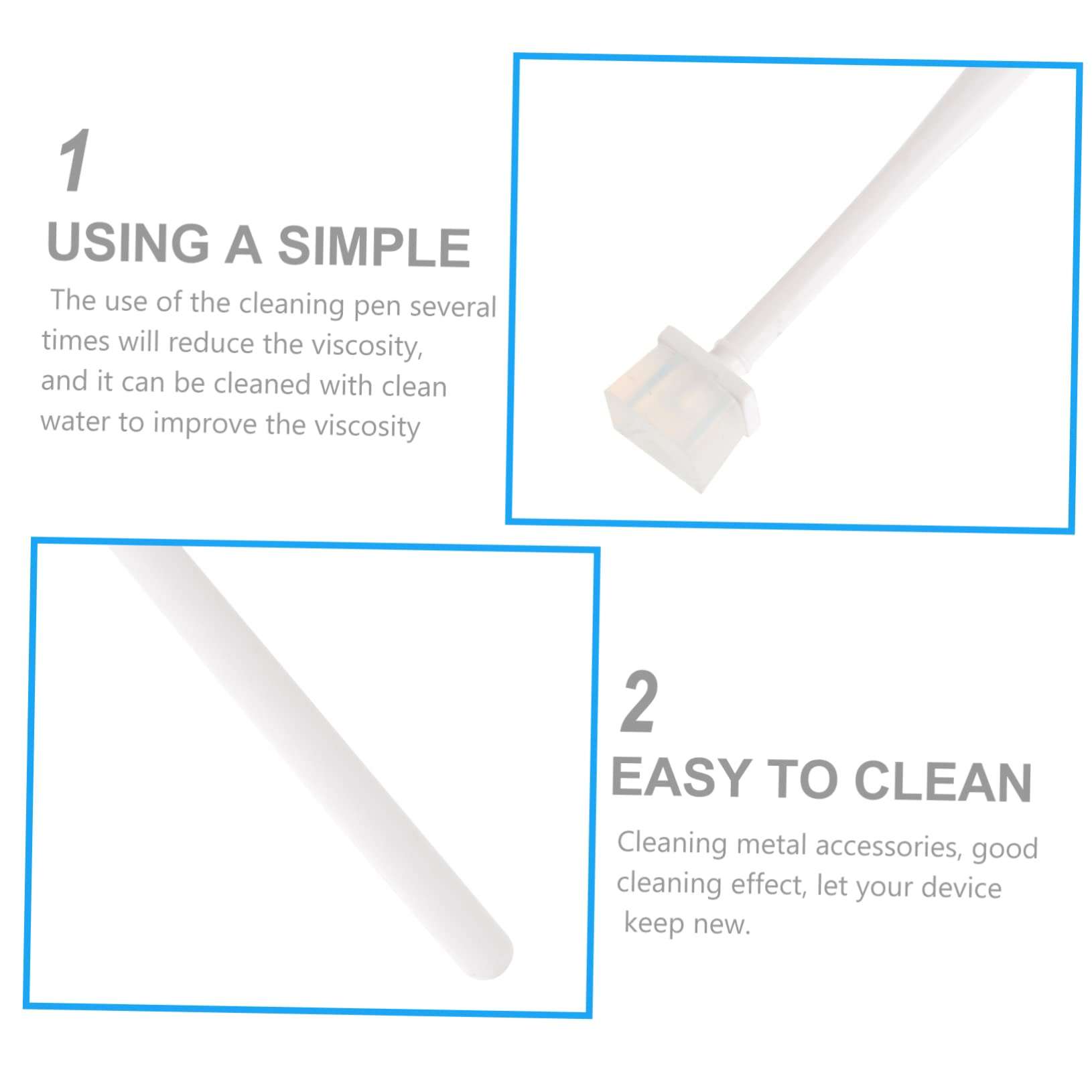 CAXUSD Sensor Gel Stick Lens Cleaning Bar Cleaners Mirrorless Sensor Cleaning Kit Lens Cleaning Kit Jelly Sensor Cleaner Ccd Optical Sensor Gel Cleaning Stick for SLR Polyurethane Rubber 6