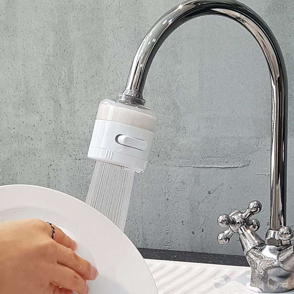 ATOJET Cleansing Sink Faucet Head, Removing Rust & Foreign Substances, 3 Function Filter Kitchen Sink Faucet Head, NSF Certified (Fixed Head Type) 4