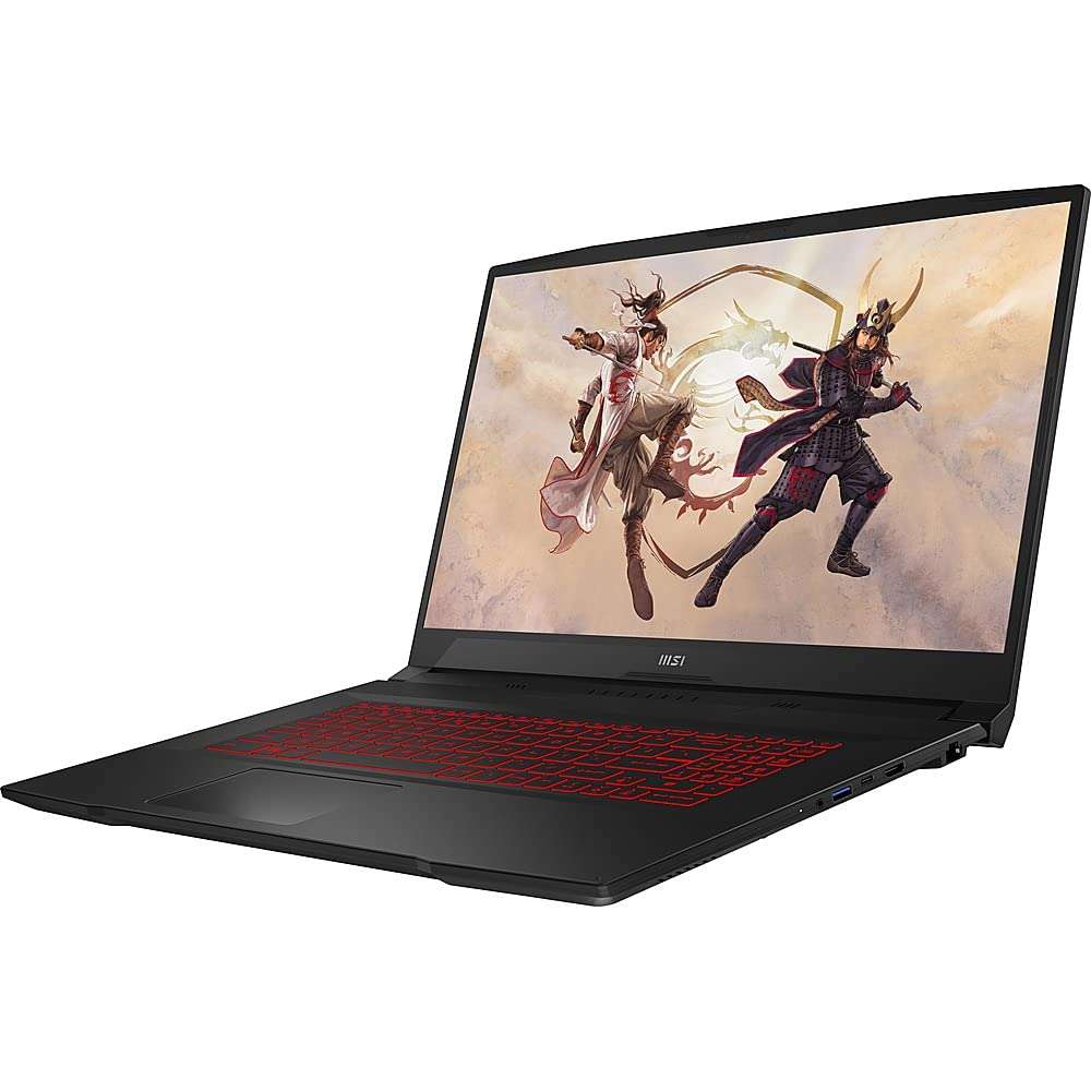 MSI Katana GF76 Gaming Laptop 2023 New, 17.3" FHD IPS 144Hz, Intel i7-11800H 8-Core, NVIDIA GeForce RTX 3050 Ti 4GB GDDR6, 16GB DDR4, 1TB SSD, Backlit Keyboard, Wi-Fi 6, Win10 Home, COU 32GB USB 3