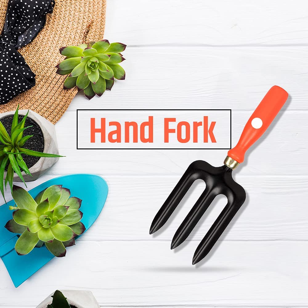 FADMAN Home Gardening Tool KIT (Garden Fork, Watering CAN, German Pruner, Scissor, Double Cut Pruner) 3