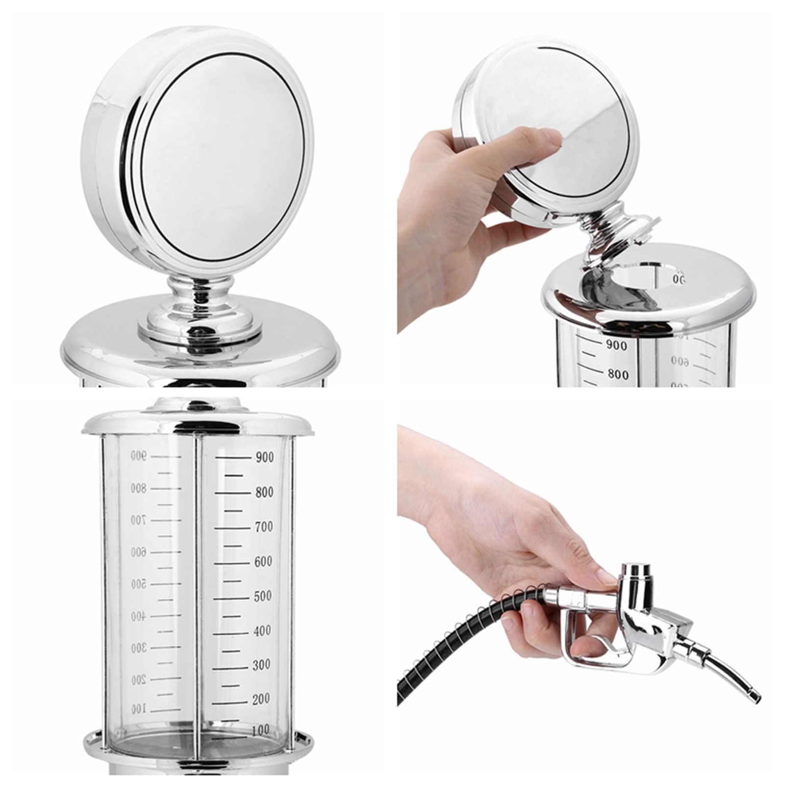 Gavigain Pump Liquor Dispenser for Home Bar, Single Beverage Dispenser 1000cc Capacity Single Gun Beer Beverage Dispenser ContainerAlcohol Beer Dispenser for Bars Hotels KTV and Home 4