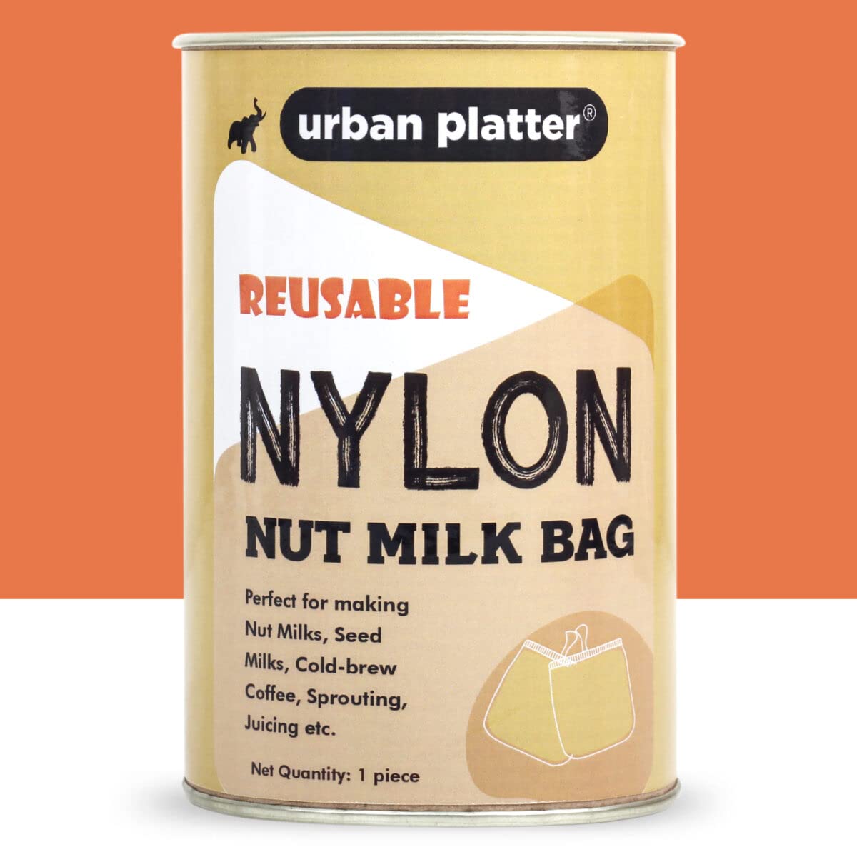 Urban Platter Nut Milk Bag (Nylon Nut MIik Bag), 12 cm 6