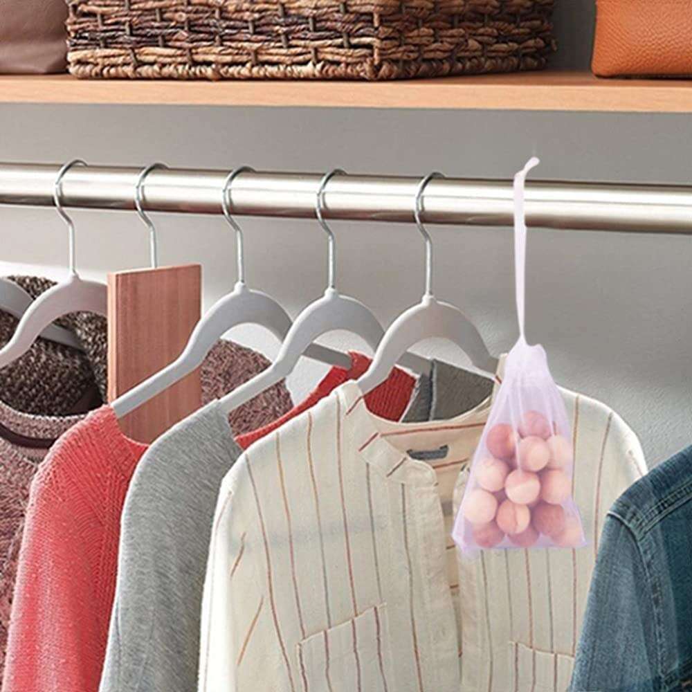 Cedar Blocks for Clothes Storage and Closet Organization - Natural Cedar Hang Ups and Blocks for Drawer Freshening and Clothes Protection(16 pcs Blocks) 3