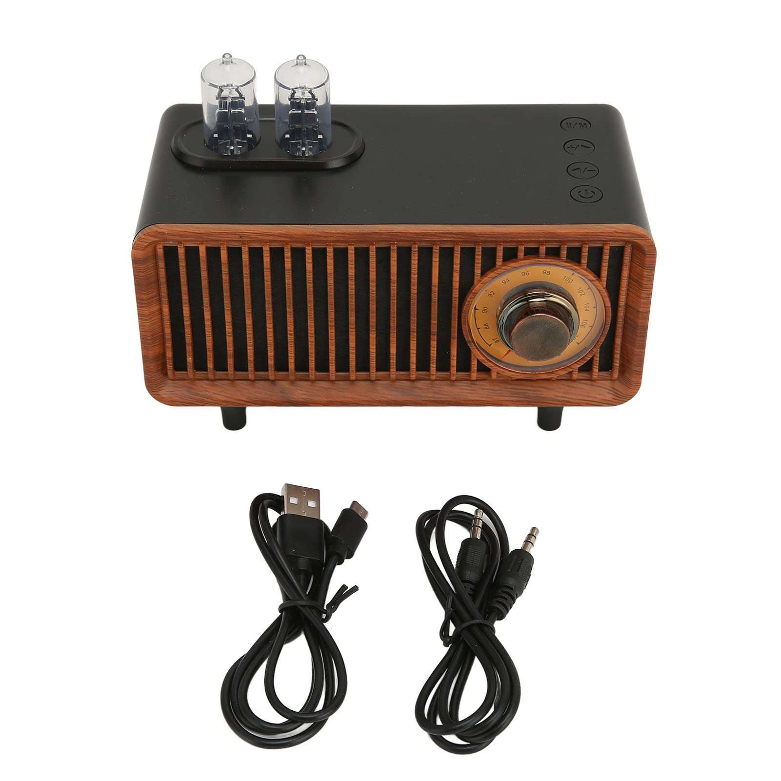 FECAMOS Speaker, High Sensitivity USB Desktop Retro Speakers for Computer Desktops 5