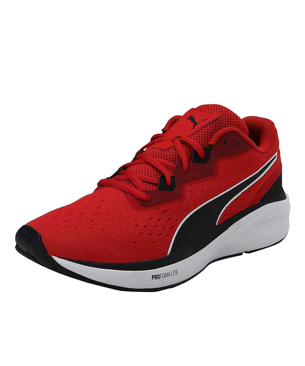 Puma Unisex Adult Aviator High Risk Red Black Running Shoes-10 Kids UK (19517504) 1