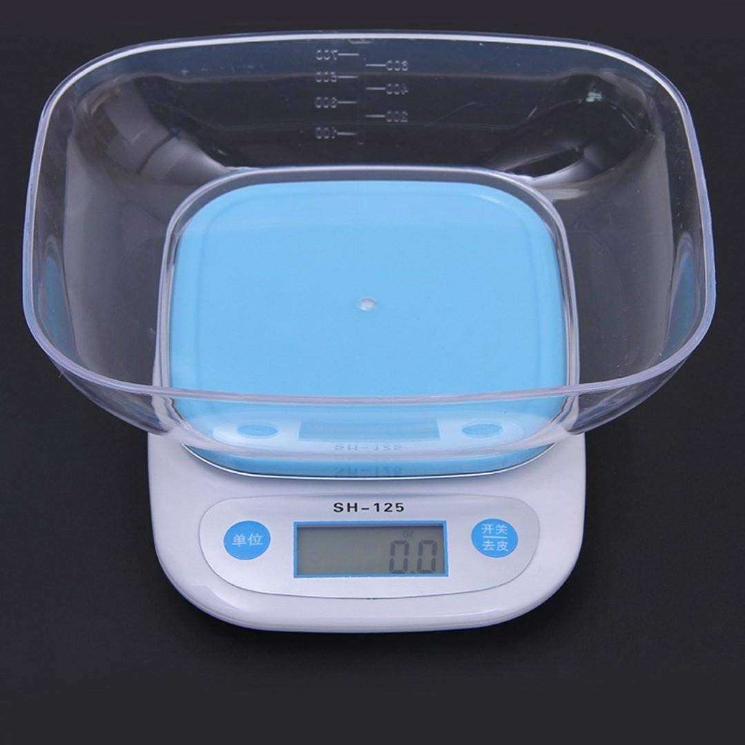 Birud Electronic Digital 7 Kg Weight Scale LCD Kitchen Weight Scale Machine - Weighing Scale - SH-125 Bowl Scale 7kg / 1g Digital Kitchen Scale 2