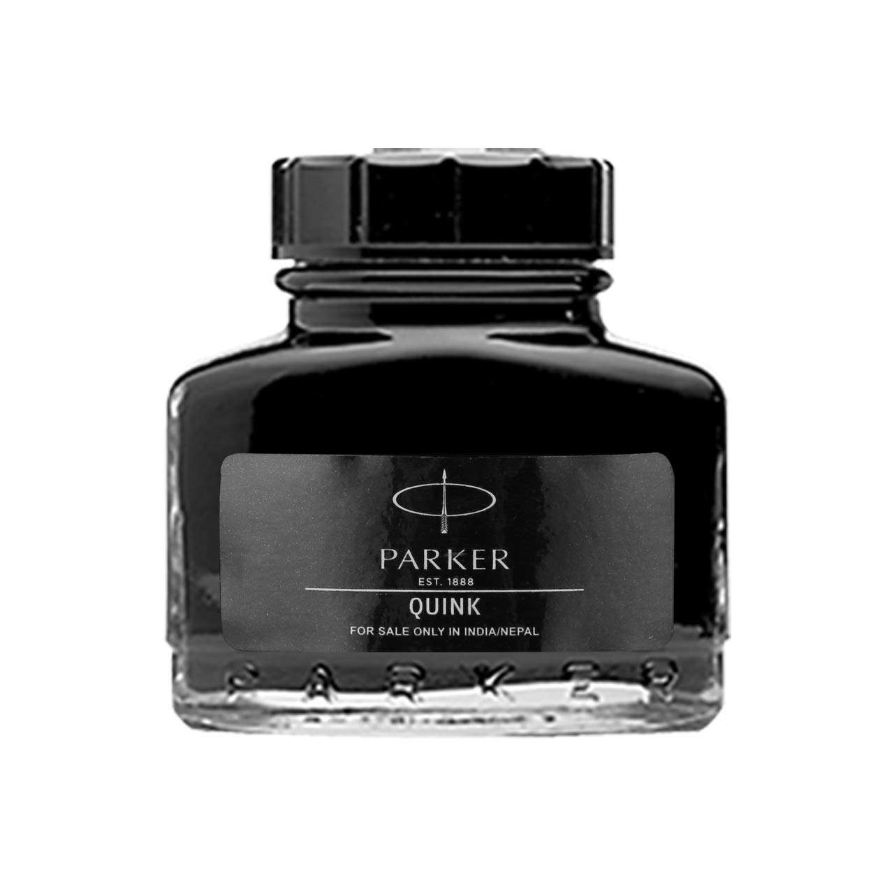 Parker Quink Ink Bottle (Black) & Parker Quink Flow Ball Pen Refill (Black) 2