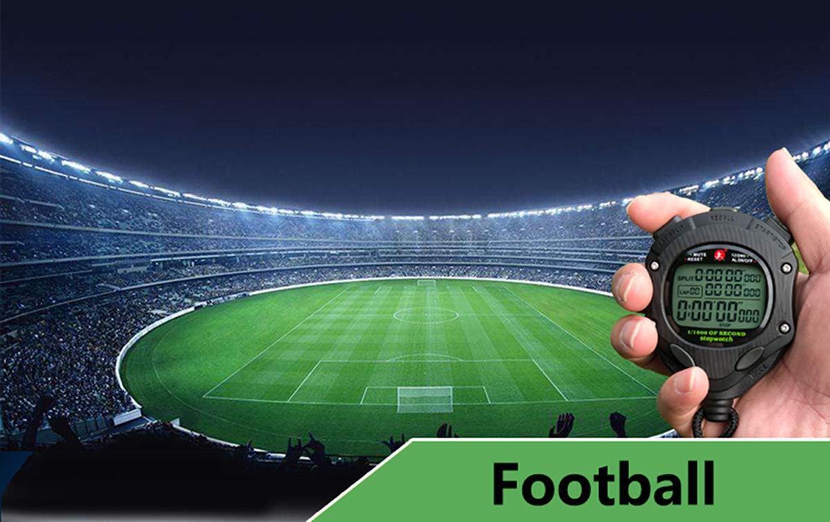 Digital Stopwatch Timer with Back Light Stop Watch 0.001second Timing|100 Lap Memory,Large dispaly Alarm Clock for Coach Sports Swimming Running Marathon Competition(100LAP(Back Light)) 5