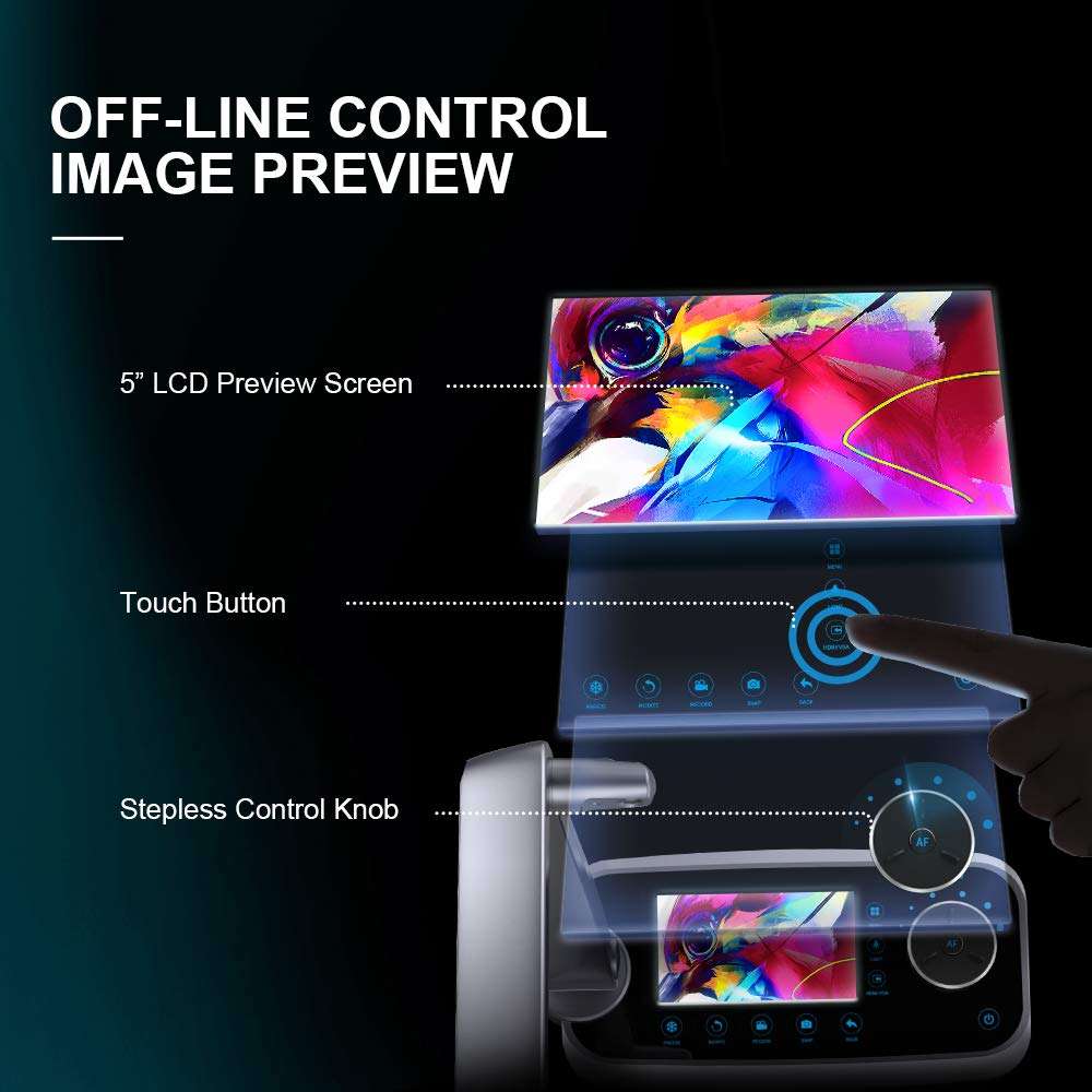 High-Definition Document Camera with 5'' LCD Preview Screen 6