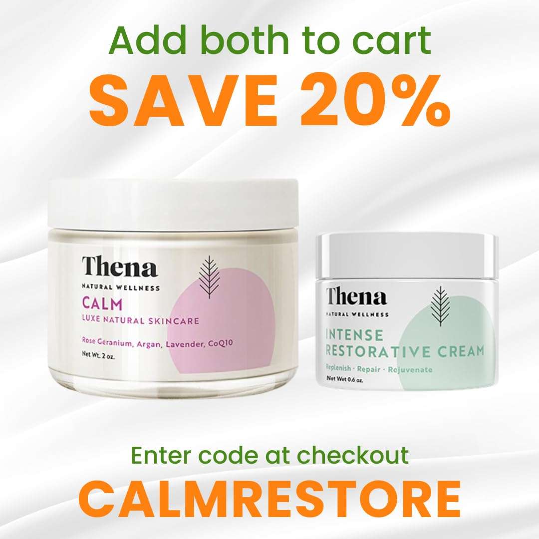 Thena CALM & Overnight Recovery Face Cream Bundle (CALM & REJUVENATE) 3