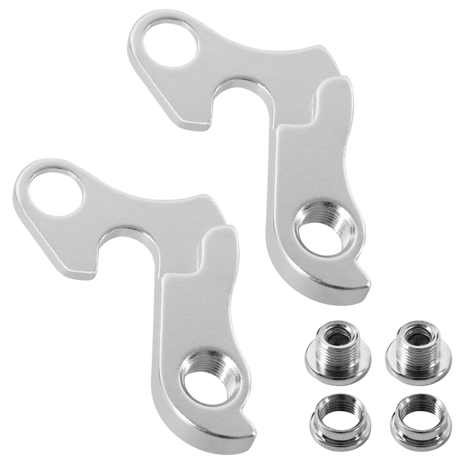 2 Pcs Universal Derailleur Hanger for Cyclocross Bike, Hybrid Bike, Mountain Bike, Road Racing Bike 1