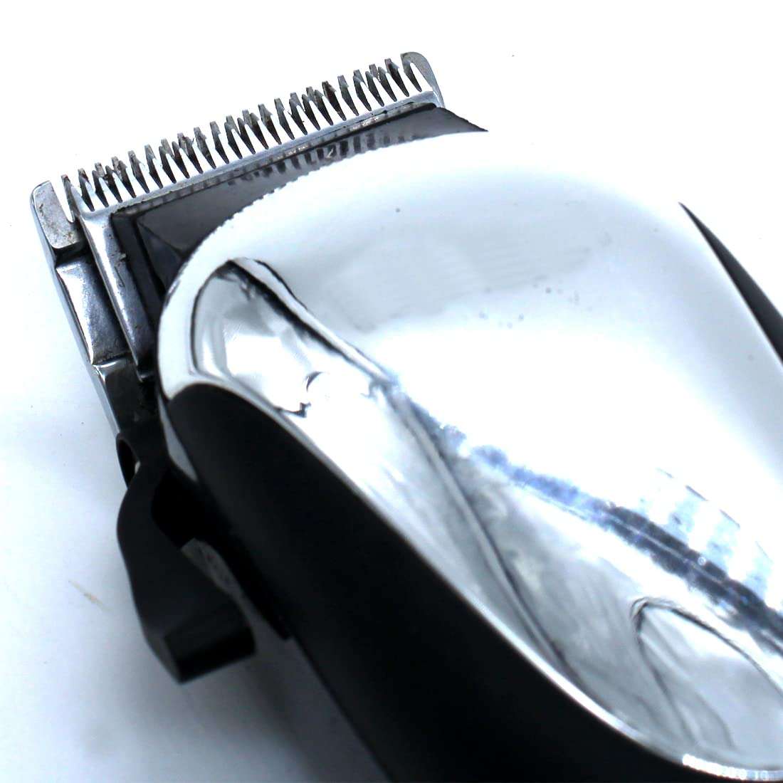 QGS KMEY Corded Electric Waterproof Professional Barbar approved Hair Clipper Beard Mustache Trimmer Powerful 9W Shaver Cutter Cleaner Electric Razor for Men Multicolor (3 Year Warranty) 1026 4