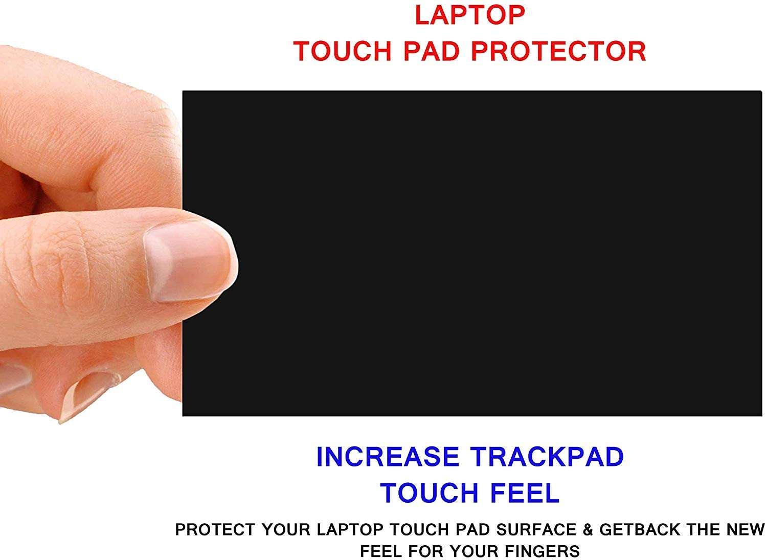 Ecomaholics Trackpad touchpad Protector Cover Skin Film Matte Finish Anti Scratch for Asus VivoBook 14 X415JA-BV301WS Laptop- Black , Pack of 1 6