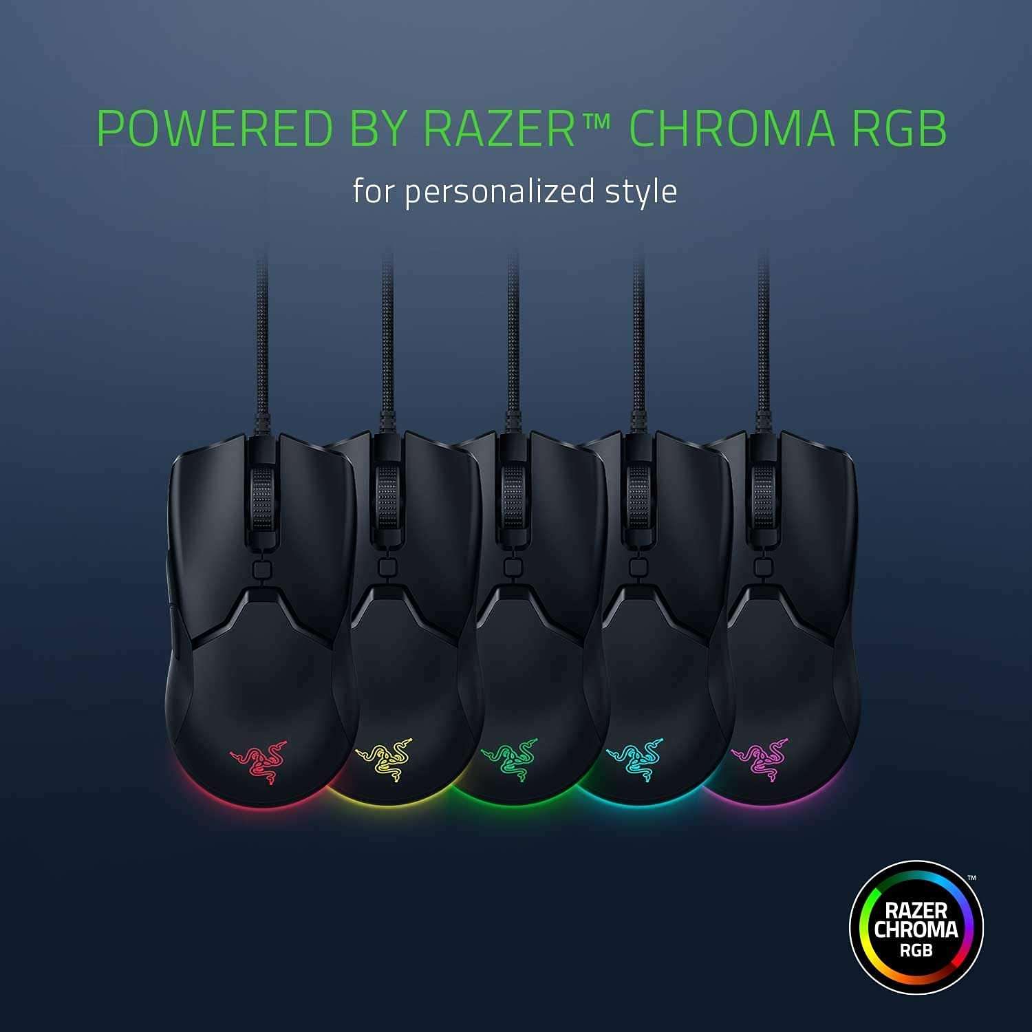 Razer Viper Mini Ultralight Gaming Mouse- Classic Black | Fastest Gaming Switches - 8500 DPI Optical Sensor - Chroma RGB Underglow Lighting - 6 Programmable Buttons - Drag-Free Cord - RZ01-03250100-R3M1 5