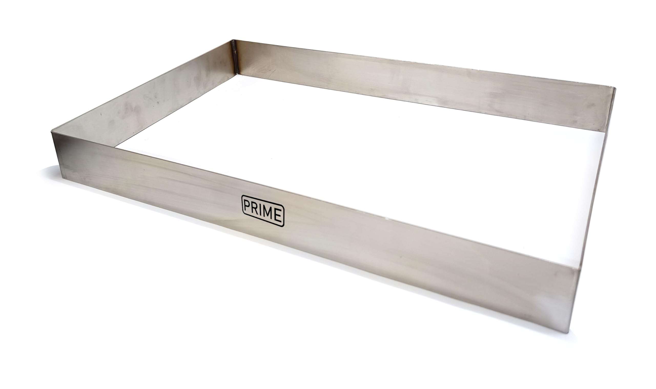 Prime Bakers and Moulders Stainless Steel Rectangle Cake Ring, Fondant Cutter Mousse and Pastry Moulds (15x12 Inch) 5