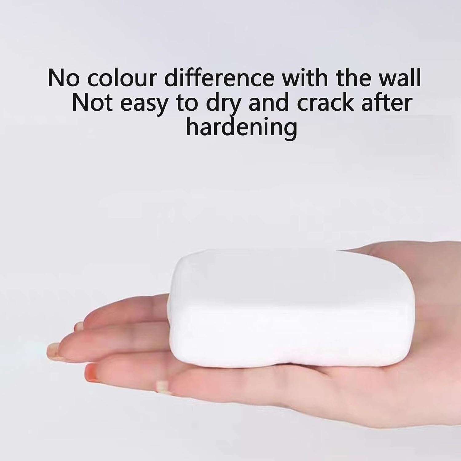 Hetalu Paron 1Pcs Wall Hole Sealing Cement Airs Conditioner Clay Sealant White Sewer Mending Plasticine Waterproof Cements Repair, Fill Holes, Cracks, Gaps and Voids Around Windows, Doors, pipes,1 Pcs 3