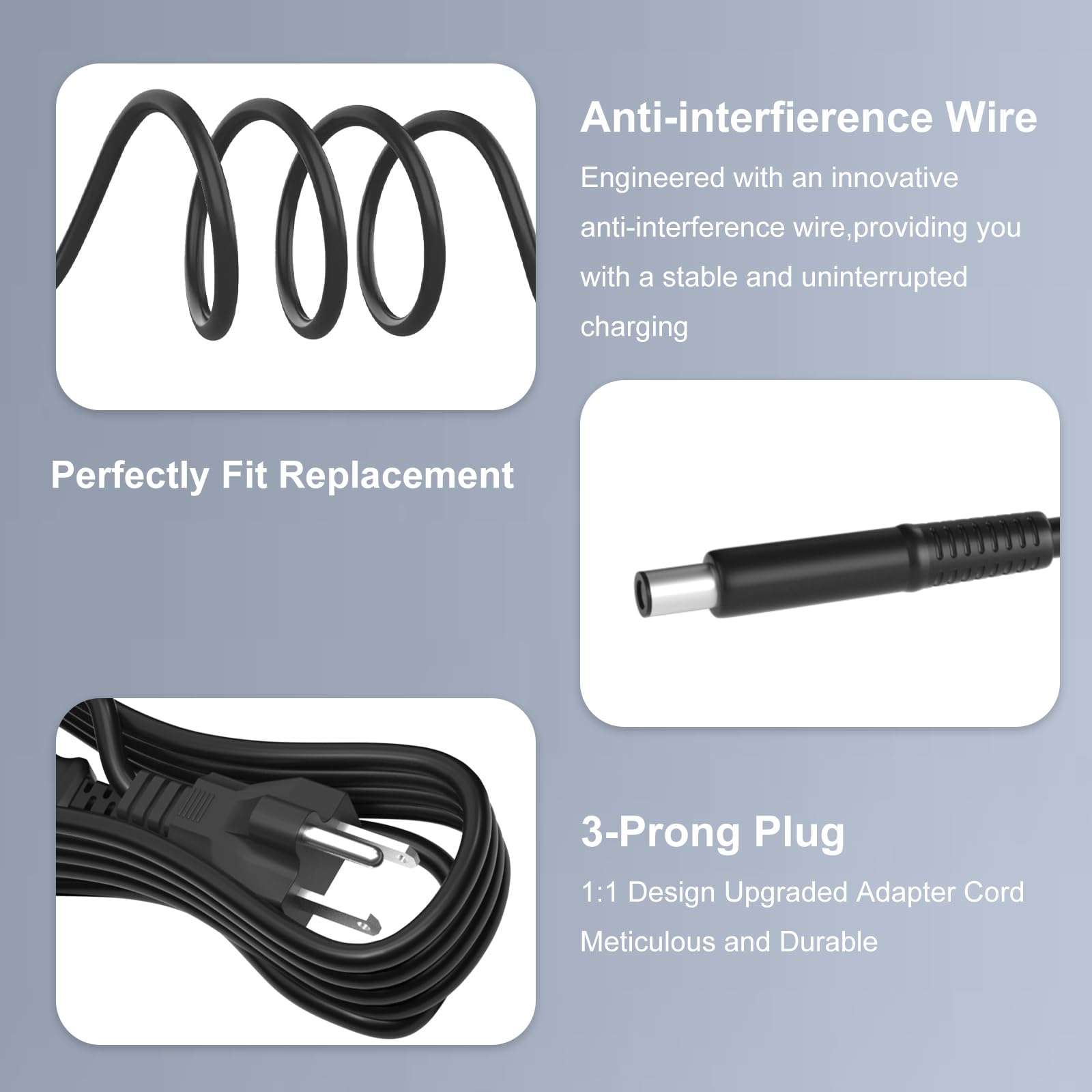 KAQIAR 180W 130W AC Charger Compatible with Dell Docking Station WD19 WD19S WD19TB WD19TBS WD22TB4 WD15 SD25 WD25 D6000 D6000S K16A K16A001 TB15 TB16 TB18DC K17A001 Business Thunderbolt 5