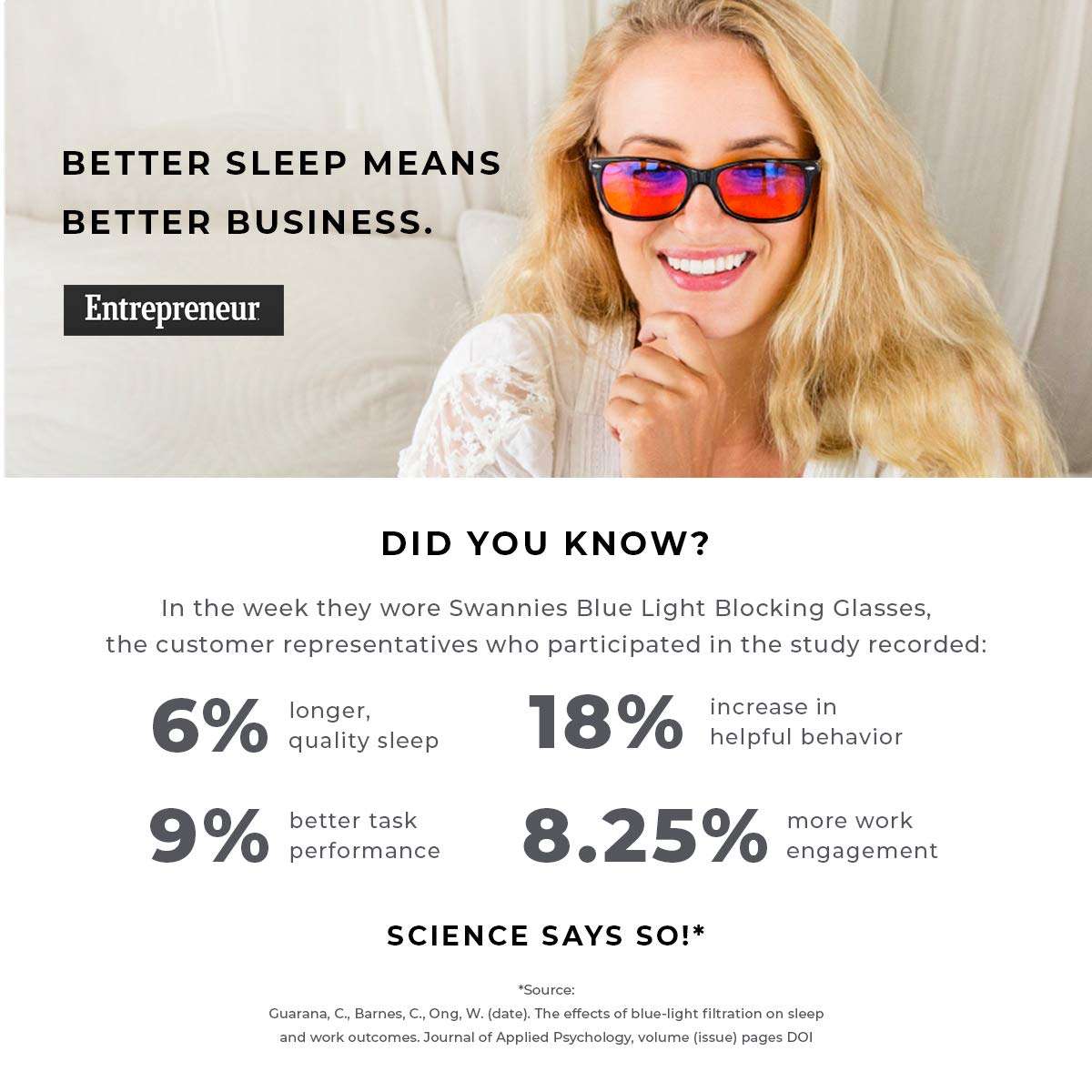 Swanwick Classic Night Swannies - Black, Small - Premium Blue Light Blocking Glasses for Gaming PC, Laptop, Smartphone Glare 5