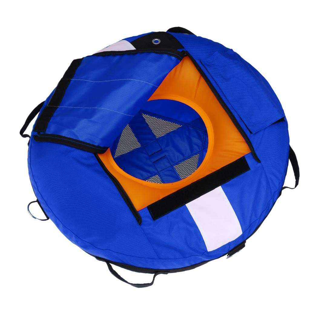 SHOVIAR Freediving Buoy Inflatable Float for Diving, Spearfishing, Snorkeling Blue 4