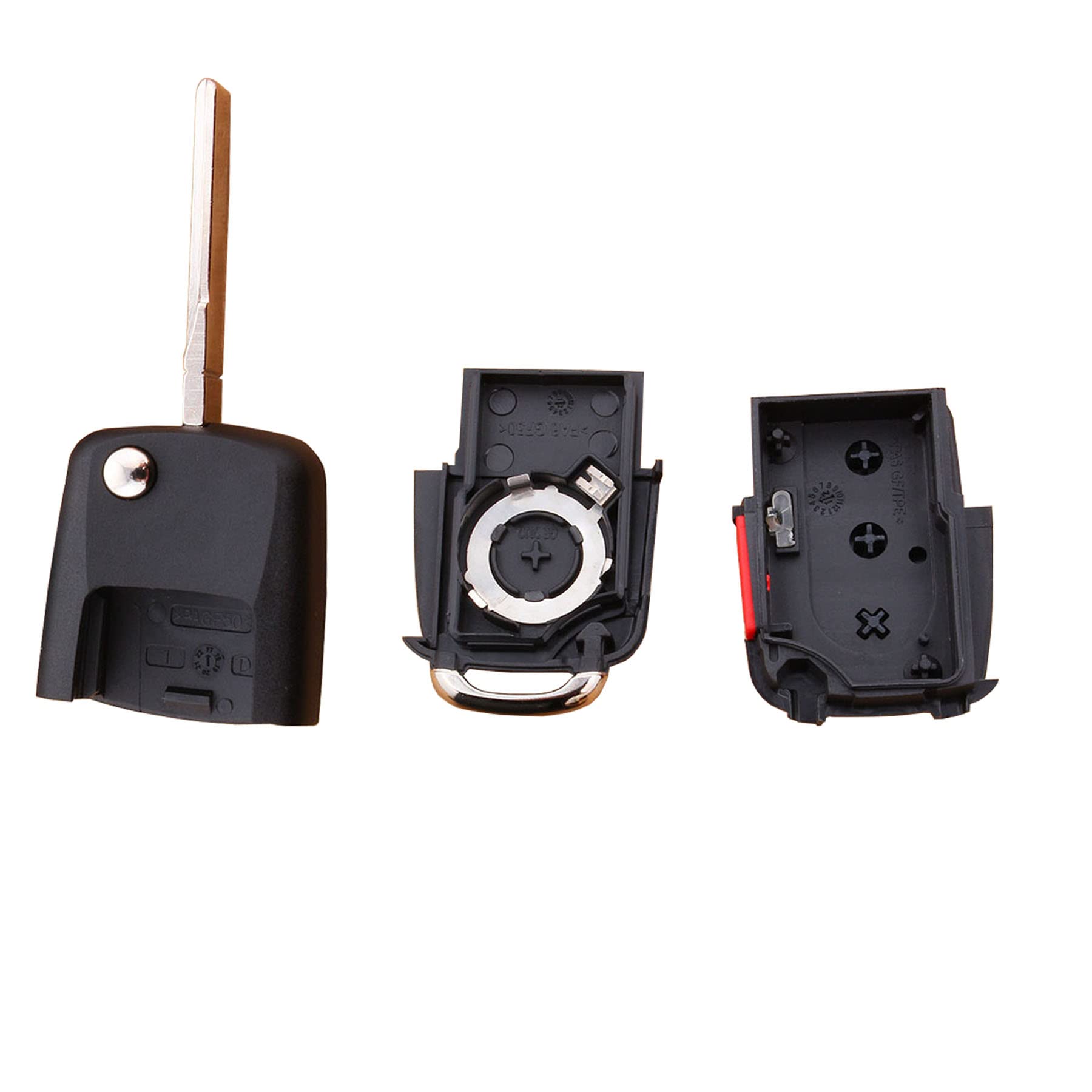 BFBFBFB BINFHONG Silicone Flip Key Fob Remote Cover Case Protector Holder Keyless Entry Fit for VW Volkswagen Remote Key Fob Shell 3