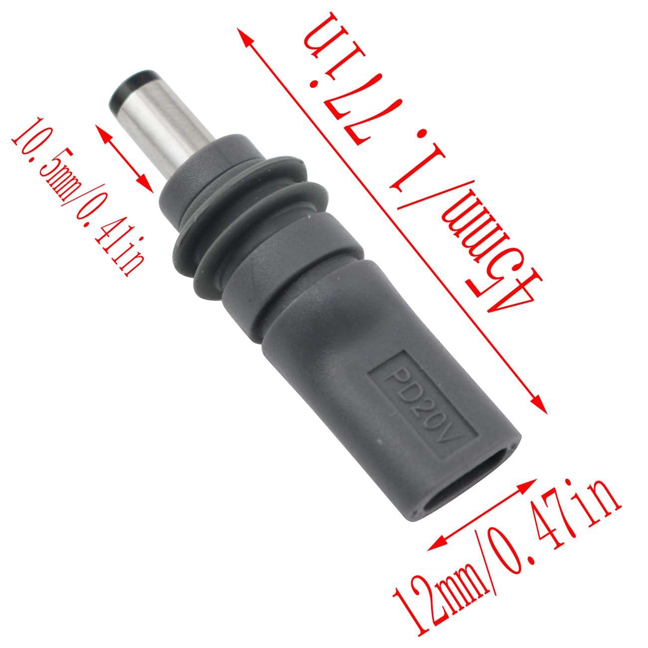 LQ Industrial 2PCS USB C to DC 5.5x2.1mm Outdoor Power Adapter Laptop Adaptor 20V 100W Electronics Home Audio Accessories 3